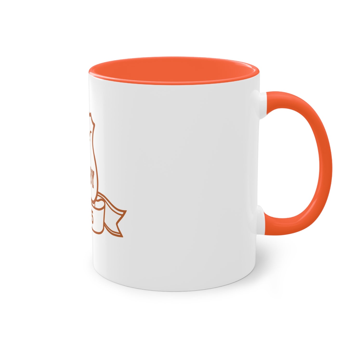 Vintage Rugby Two-Tone Coffee Mug - 11oz, Perfect for Sport Fans