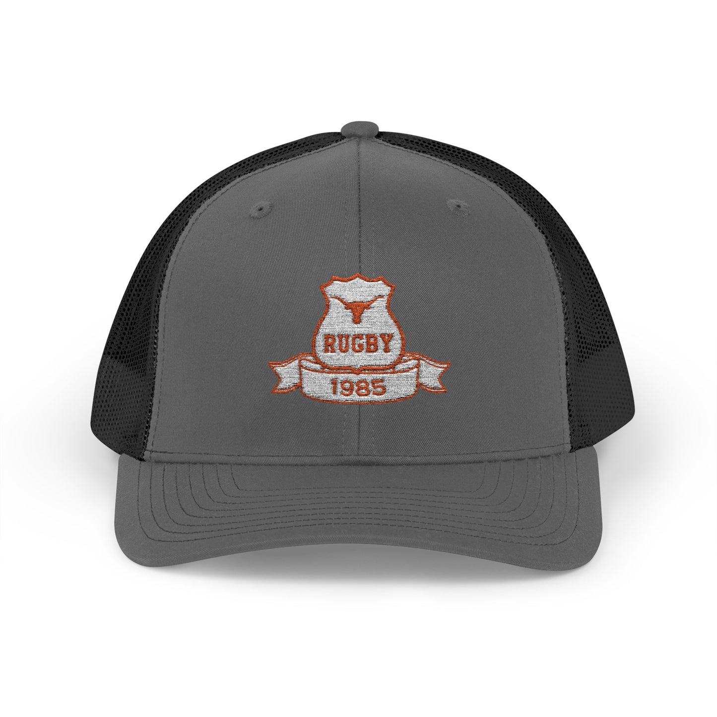 Vintage Rugby Snapback Trucker Cap - Classic Embroidered Casual Hat