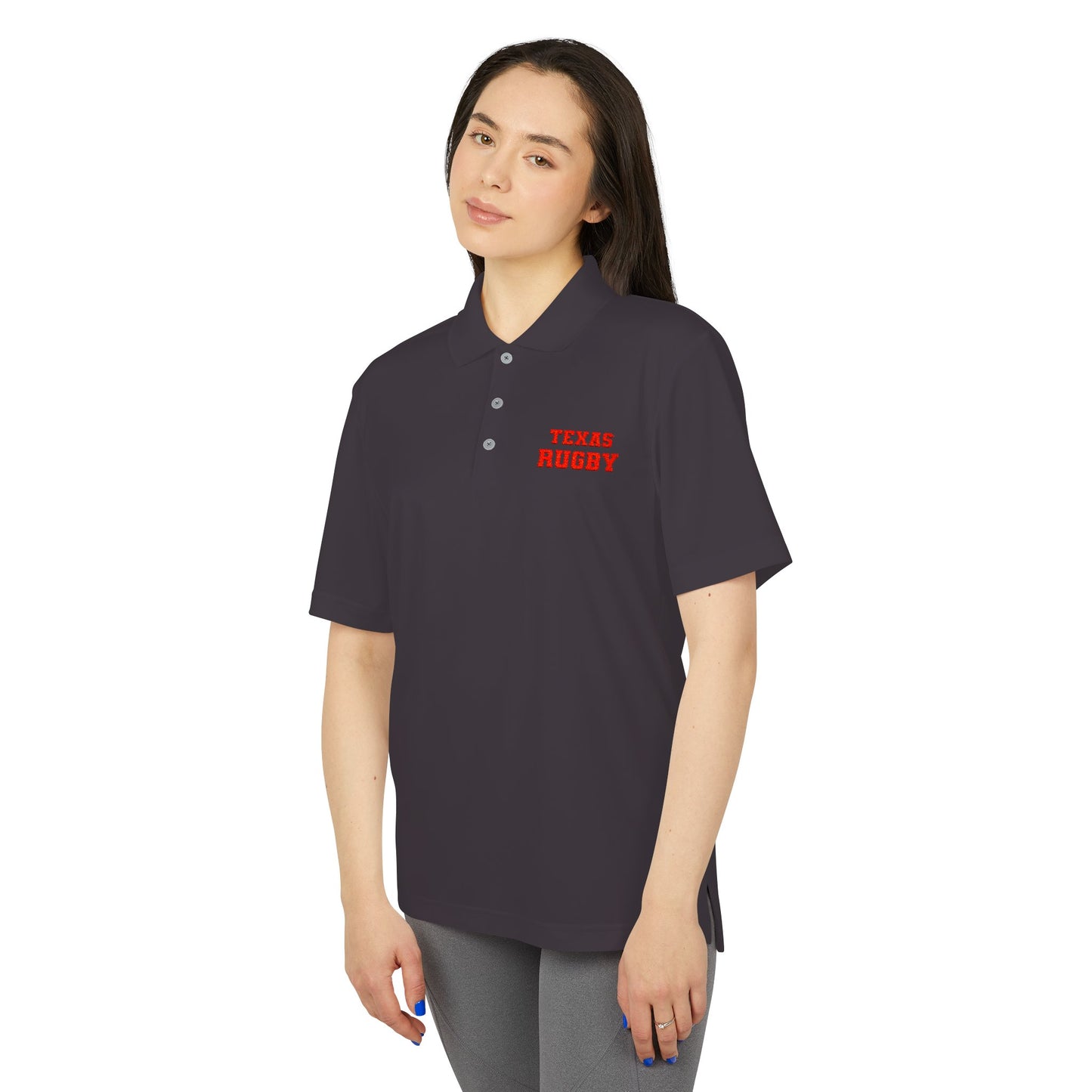 Texas Rugby Performance Polo Shirt - Unisex Adidas Sportswear