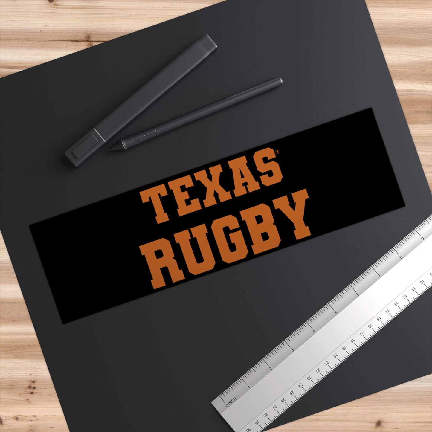 Texas Rugby Bumper Sticker - Perfect for Sports Fans and Road Trips