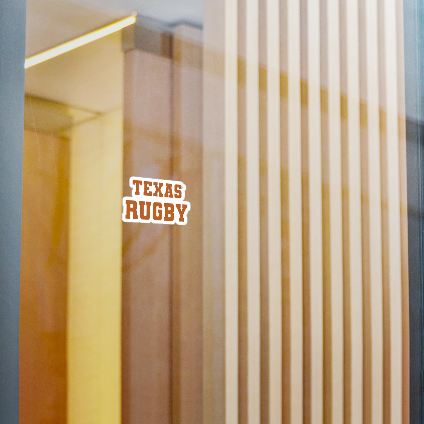 Texas Rugby Kiss-Cut Vinyl Decal - Sports Fan Sticker for Home & Office