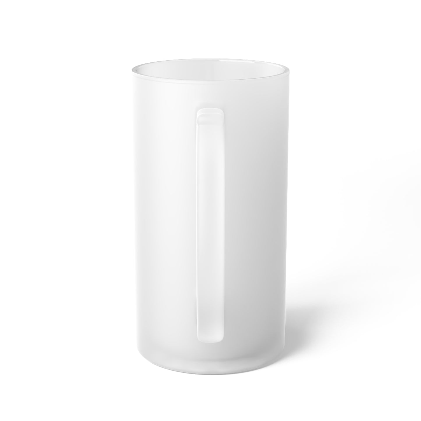 Personalized Texas Rugby Frosted Glass Beer Mug - Perfect for Game Days