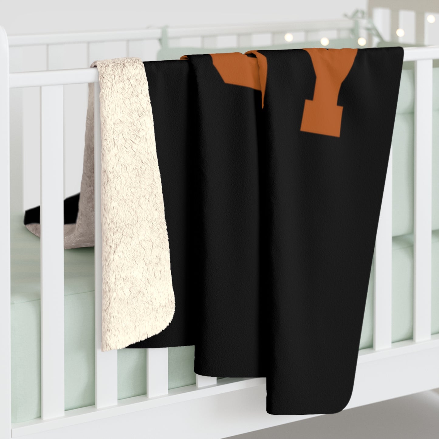 Cozy Texas Rugby Sherpa Fleece Blanket - Perfect for Game Days & Outdoor Events