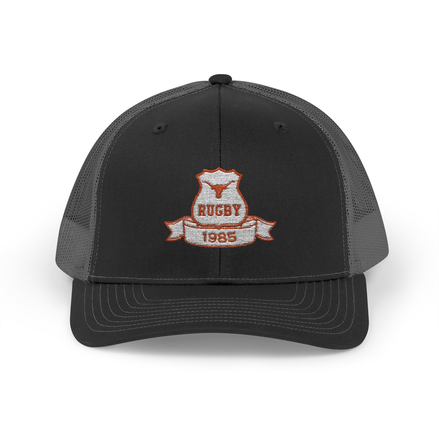 Vintage Rugby Snapback Trucker Cap - Classic Embroidered Casual Hat