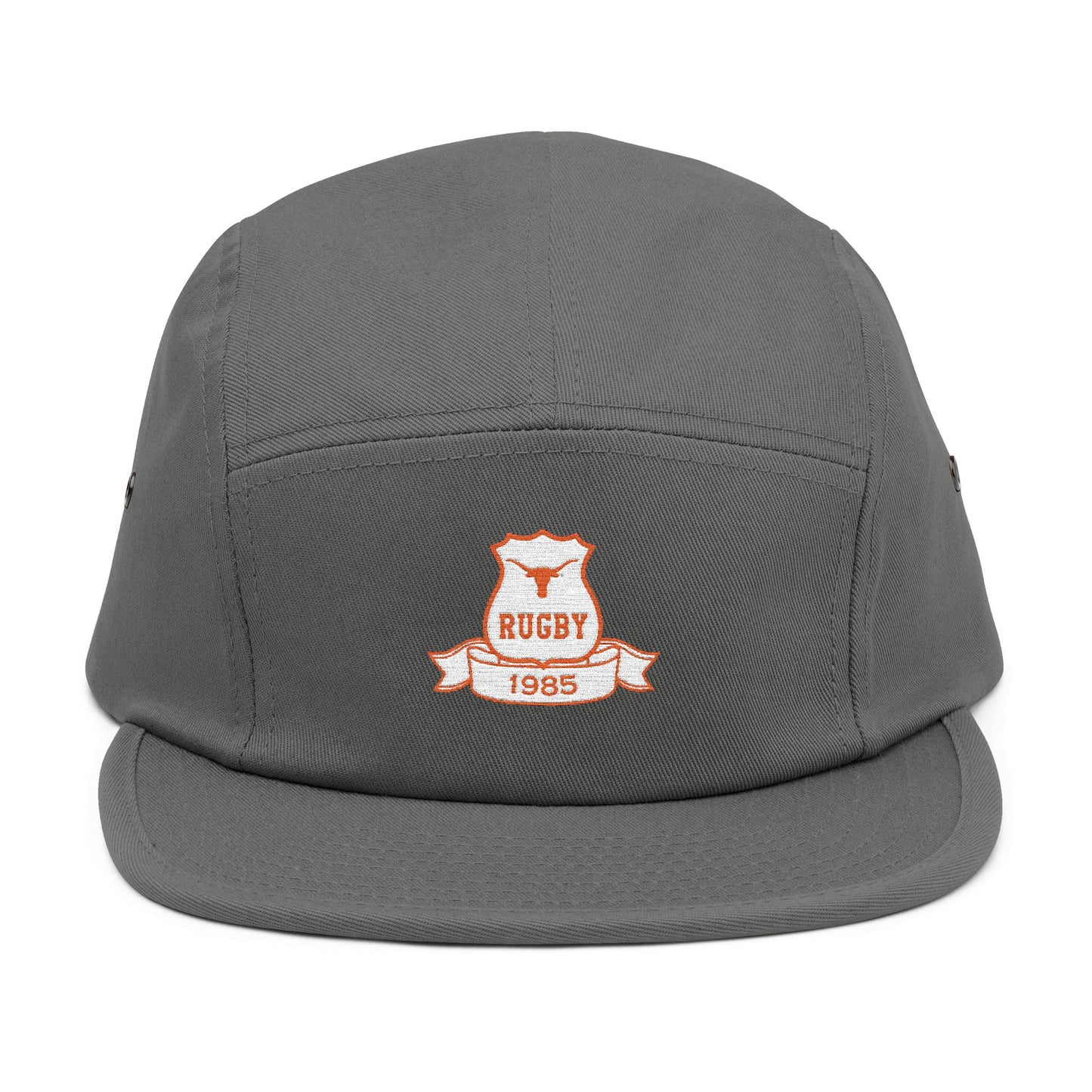 Rugby 1985 Embroidered 5 Panel Cap - Casual Streetwear for Sports Lovers