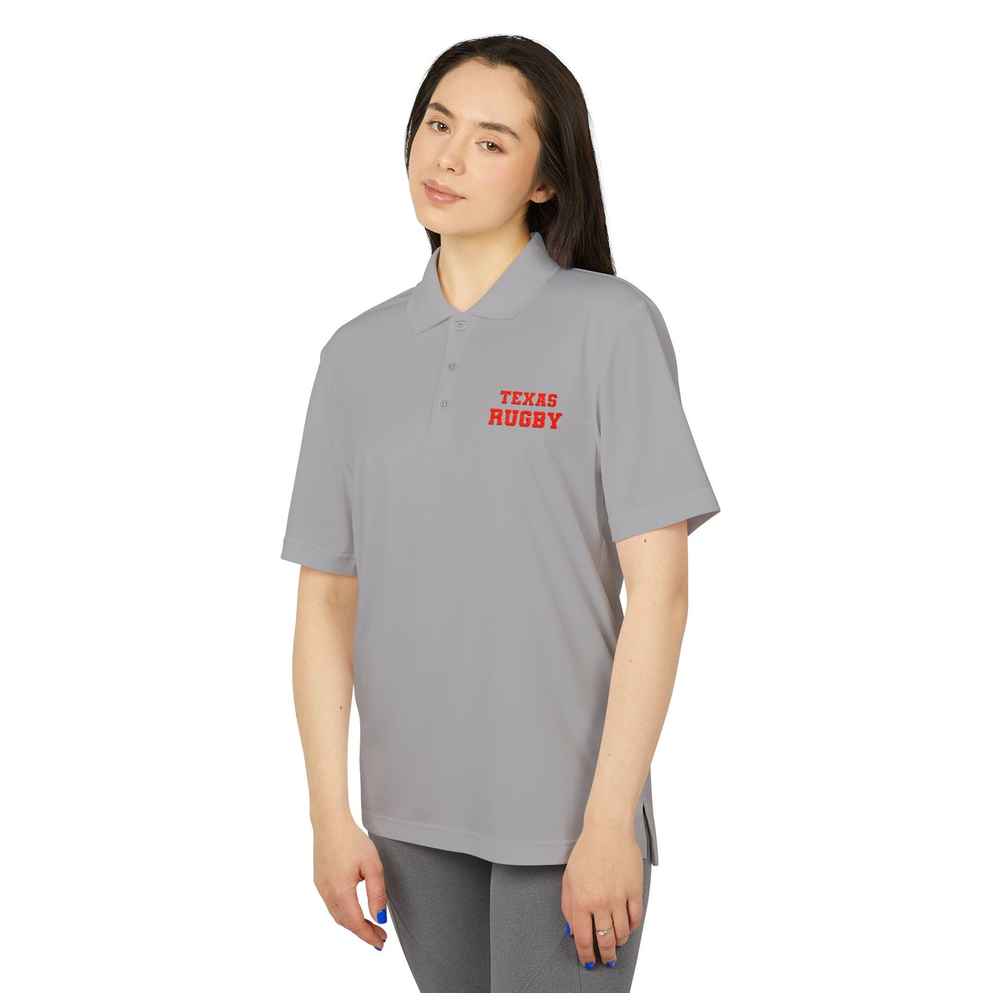 Texas Rugby Performance Polo Shirt - Unisex Adidas Sportswear