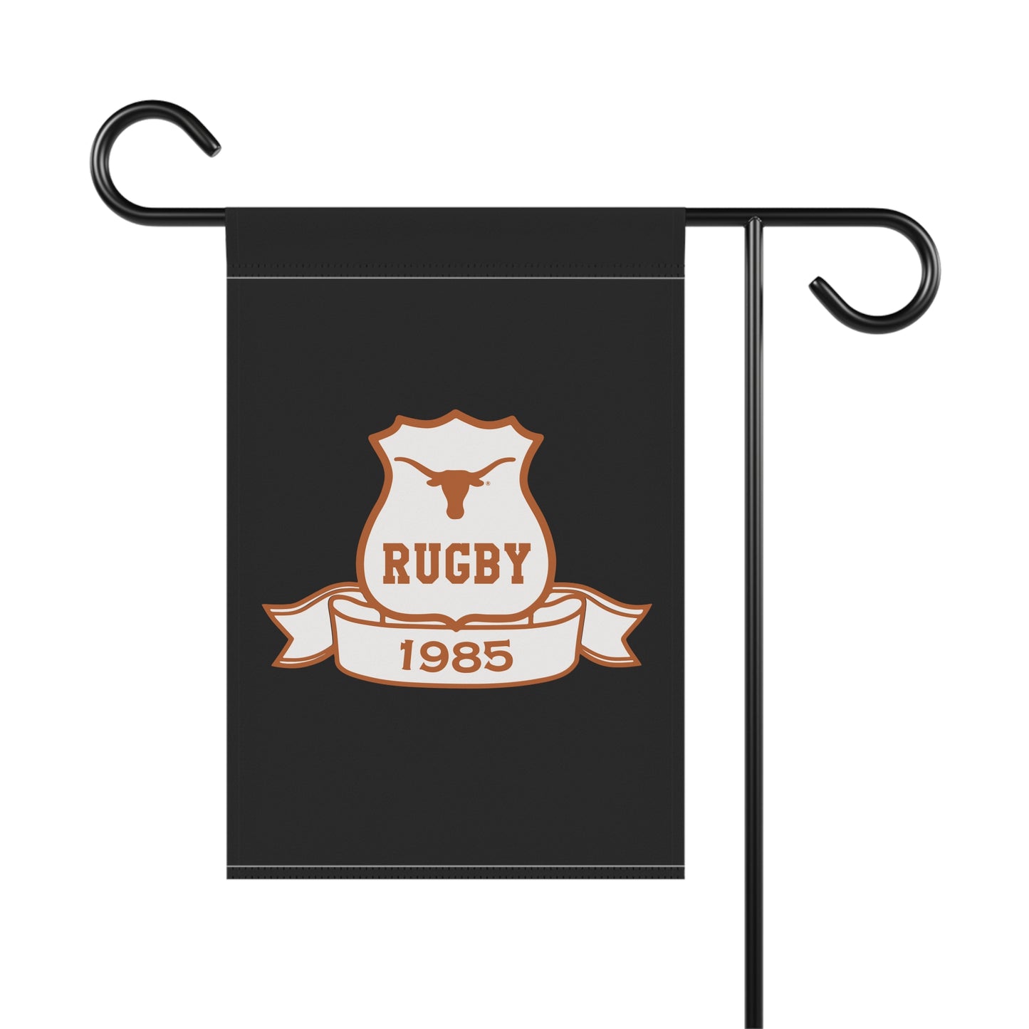 Personalized Rugby Garden Banner 1985 - Outdoor Decor for Sports Fans