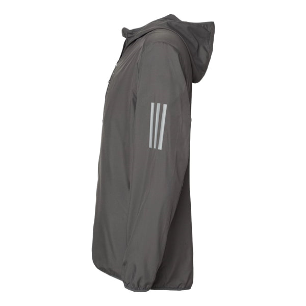 Adidas Hooded Full-Zip Windbreaker- Crest