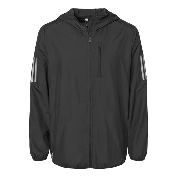 Adidas Hooded Full-Zip Windbreaker- Crest