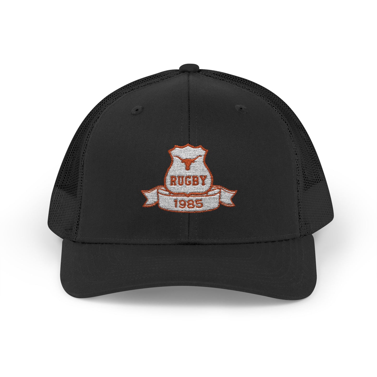 Vintage Rugby Snapback Trucker Cap - Classic Embroidered Casual Hat