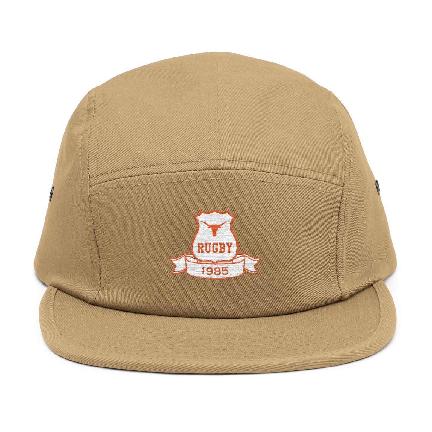Rugby 1985 Embroidered 5 Panel Cap - Casual Streetwear for Sports Lovers