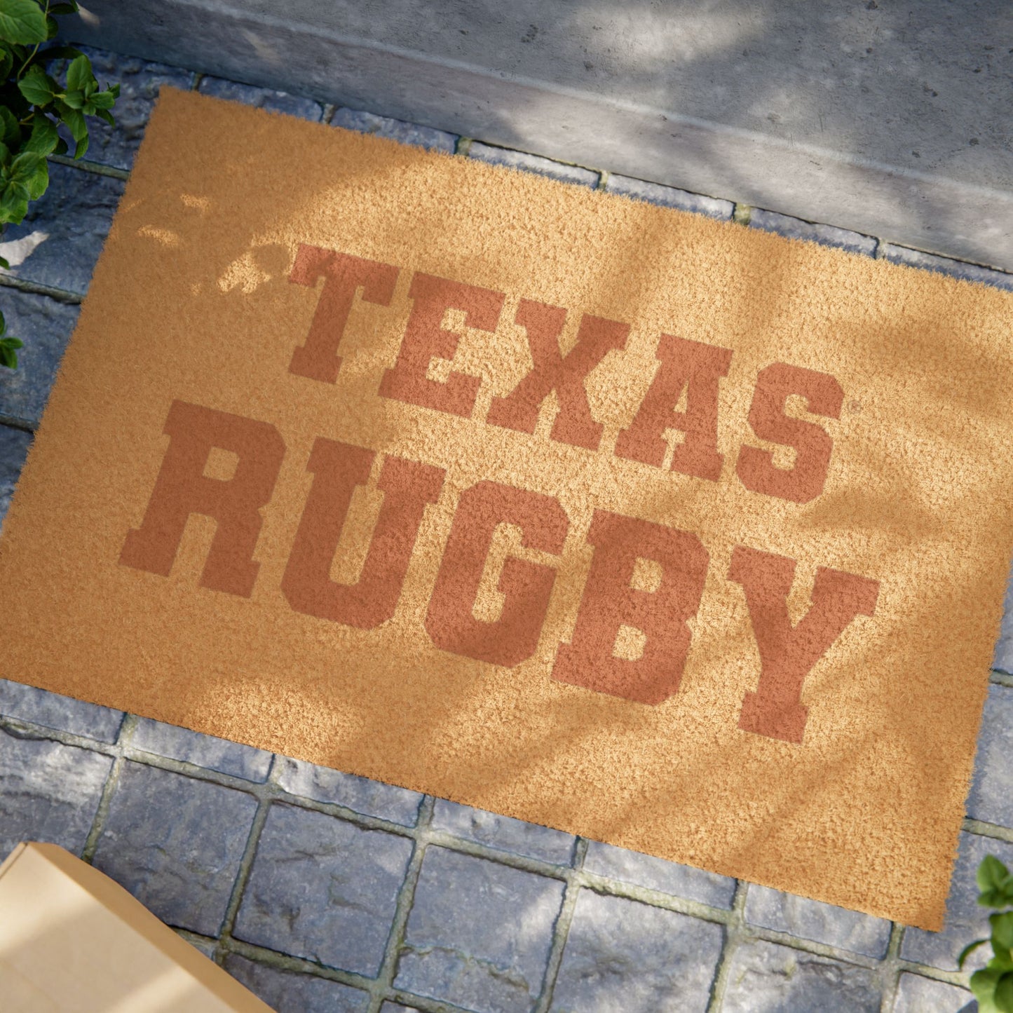 Texas Rugby Doormat - Durable Outdoor Mat for Sports Enthusiasts
