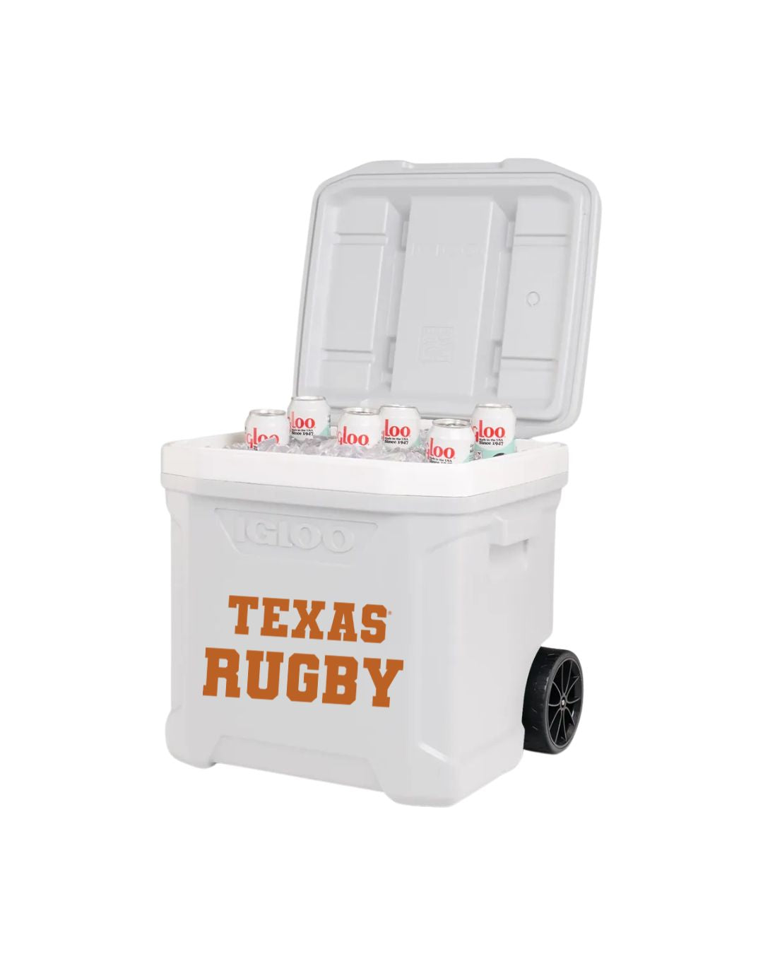 IGLOO 60QT Rolling Cooler -Texas Rugby