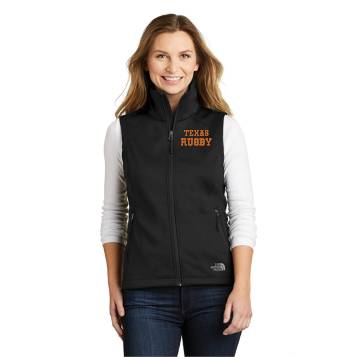 The North Face Women's Ridgewall Soft Shell Vest- Texas Rugby