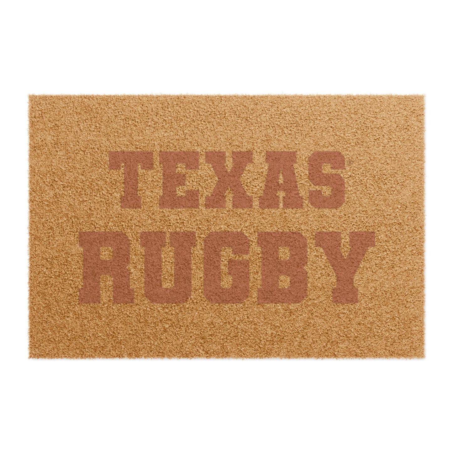 Texas Rugby Doormat - Durable Outdoor Mat for Sports Enthusiasts
