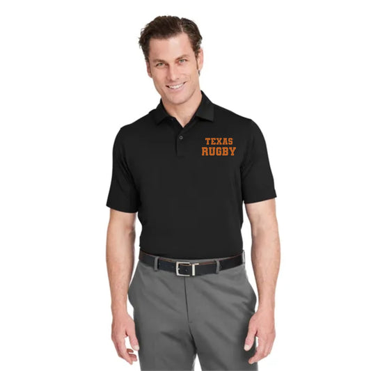 Fairway & Greene Men's USA Made Tournament Solid Tech Polo- Texas Rugby